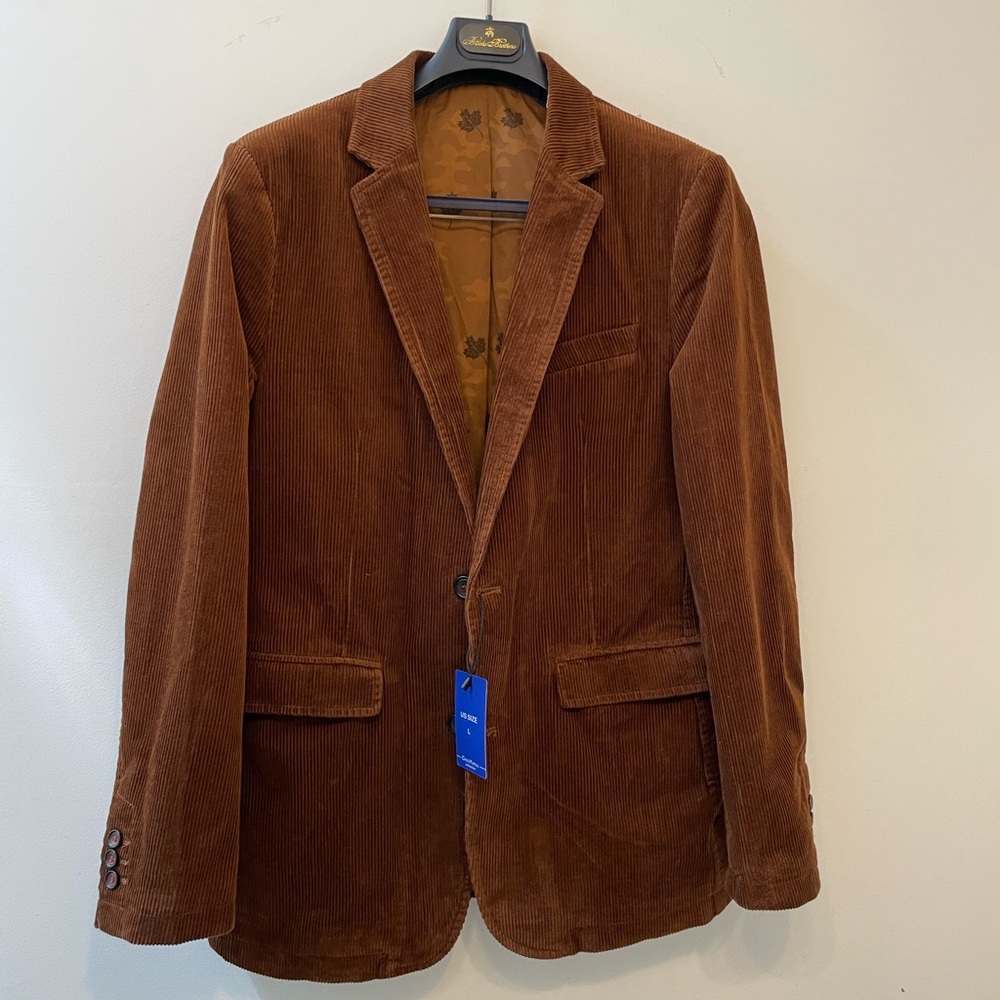 Brown Corduroy Sport Coat / Blazer